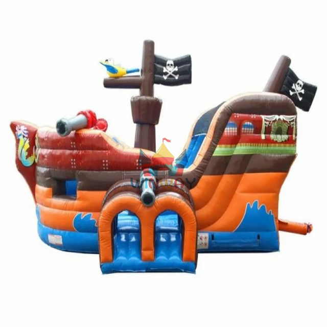 Inflatable Pirate Ship Bouncer Slide 