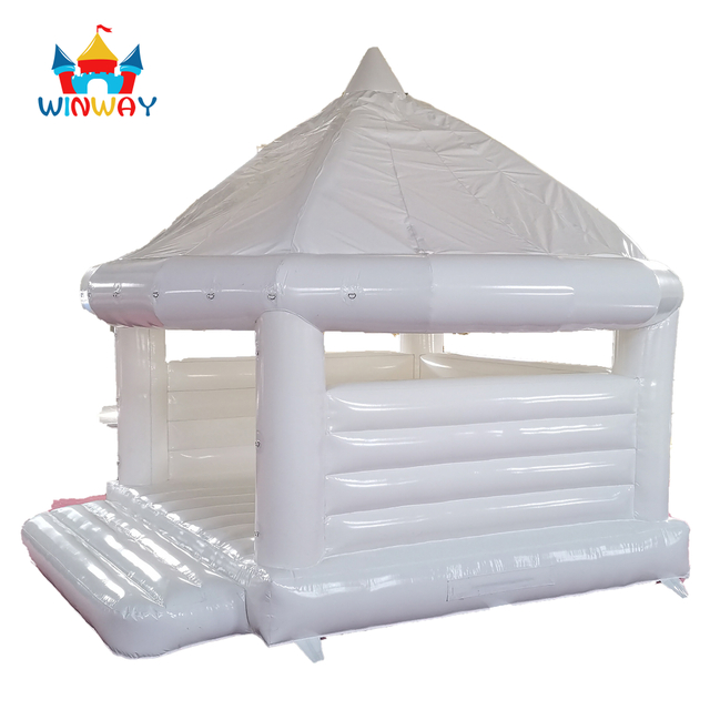 White Bounce House Inflatable