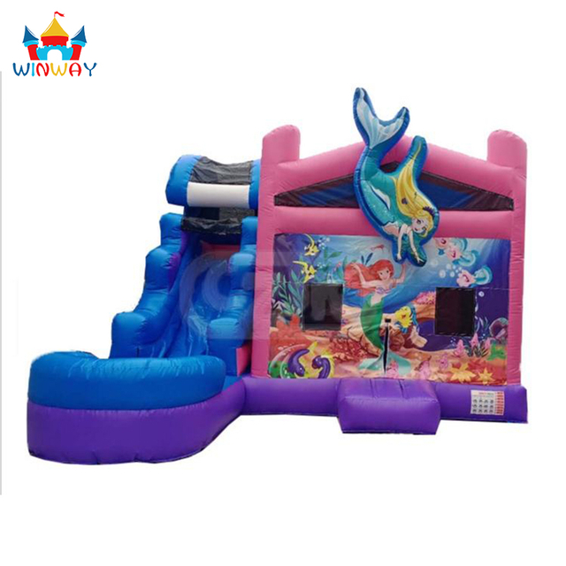 Mermaid Bounce Castle Combo