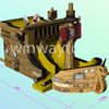 Inflatable Pirate Ship Water Slide