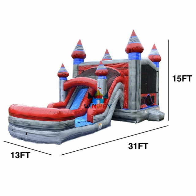 Inflatable Slide with bouncer combo