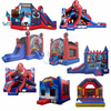 Spiderman Jumping Castle with Slide Combo