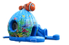 19ftt Nemo Inflatable Bounce House Combo Jumping Castle Water Slide
