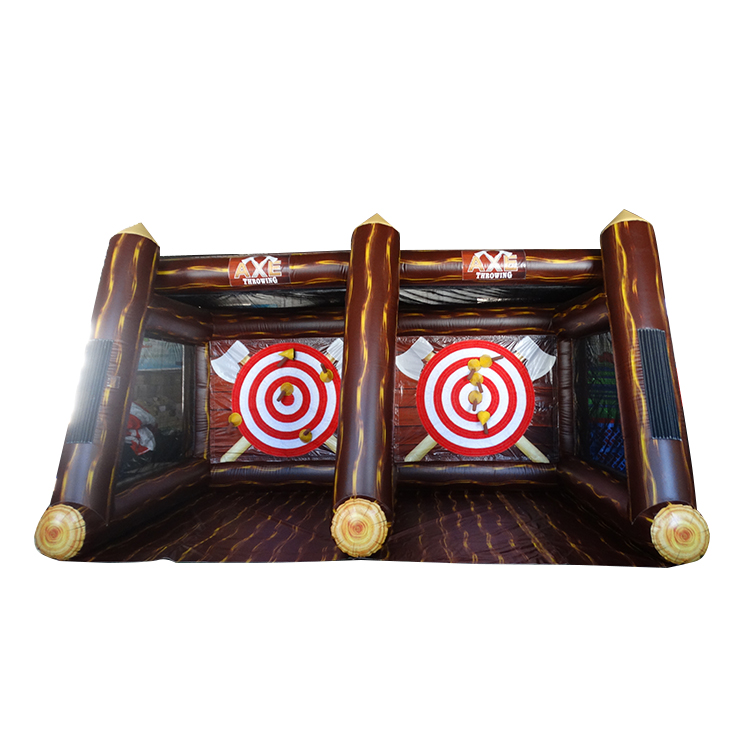 Party game for adults and children to play together: axe throwing game inflatable
