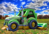 Inflatable Truck Bouncer with Slide