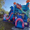 Inflatable Slide with Mermaid Bouncer Combo