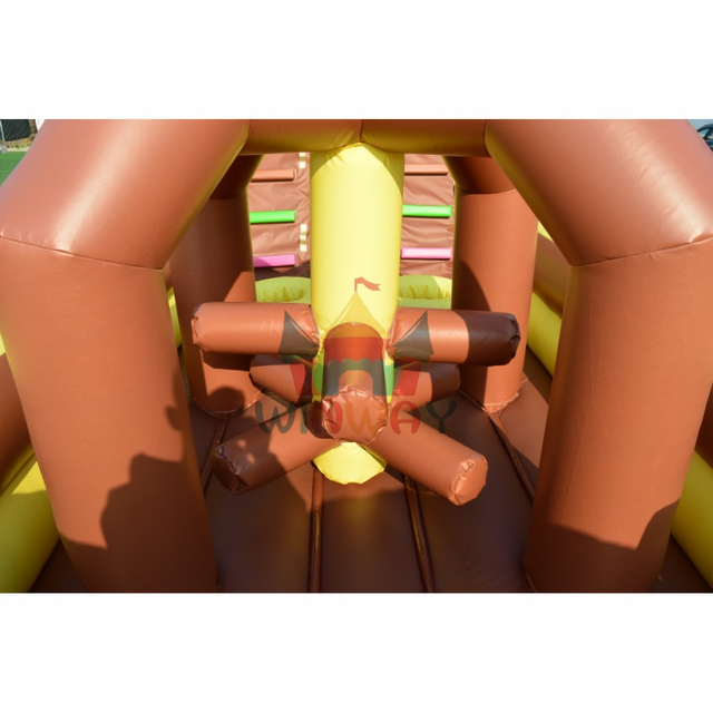 Inflatable Obstacle Course Coffee Color