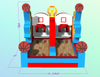 Inflatable 2-in-1 Basketball Game