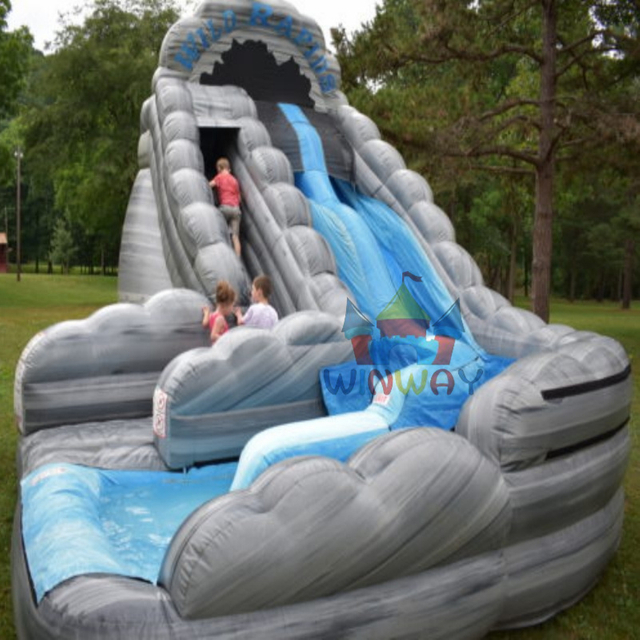 Inflatable Grey Water Slide 