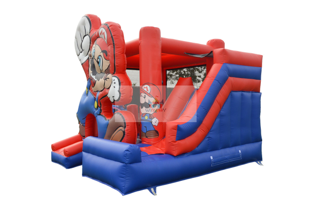 13ft Mario Bounce House with Dry Slide