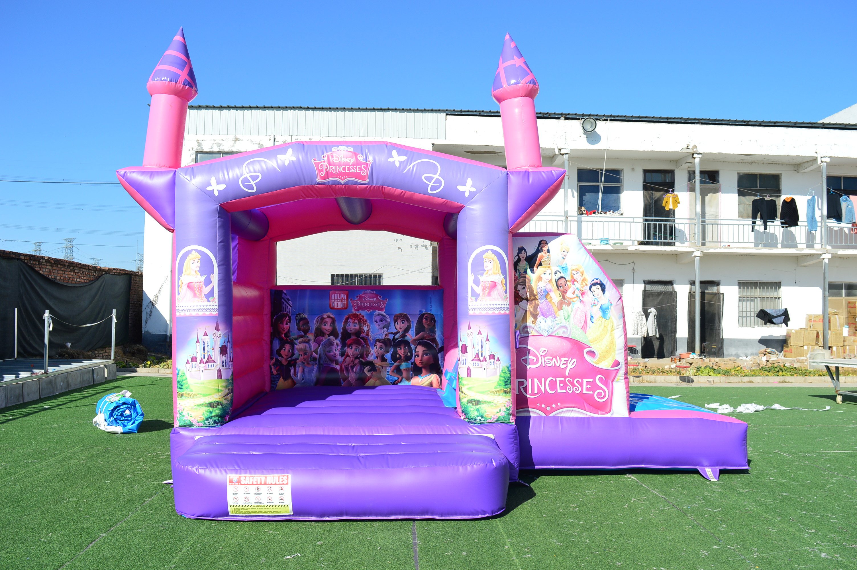 Disney Princess Inflatable Bounce House Combo with Slide