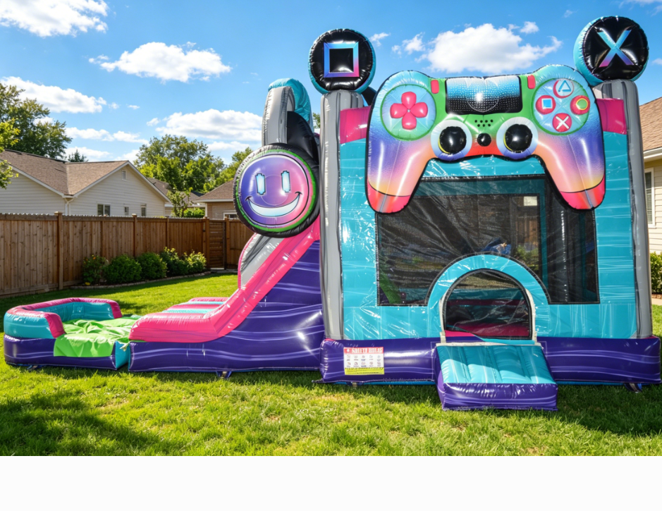 Game Controller Themed Bounce House – The Ultimate Party Hit for Kids