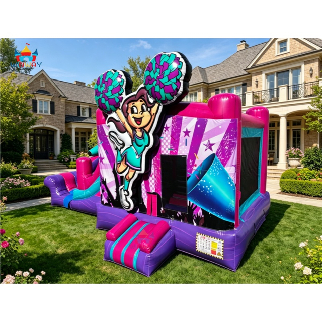 25ft Cheerleader Combo Bounce House