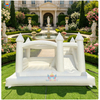  White Inflatable Bounce House with Slide