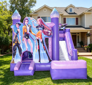 K-Pop Inflatable Bounce Castle with Slide