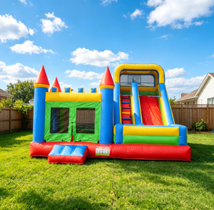 Inflatable Bouncy Castle & Slide Combo 